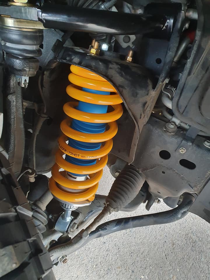 Suspension Strut fitted to Car